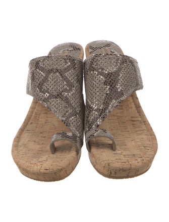 Donald Pliner Straw Slides