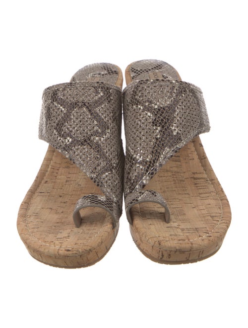 Donald Pliner Straw Slides