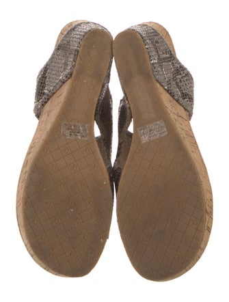 Donald Pliner Straw Slides