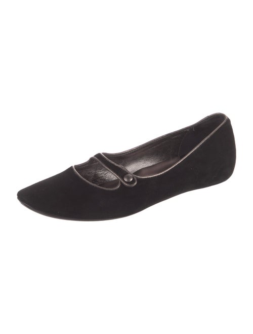 Donald Pliner Suede Mary Jane Flats