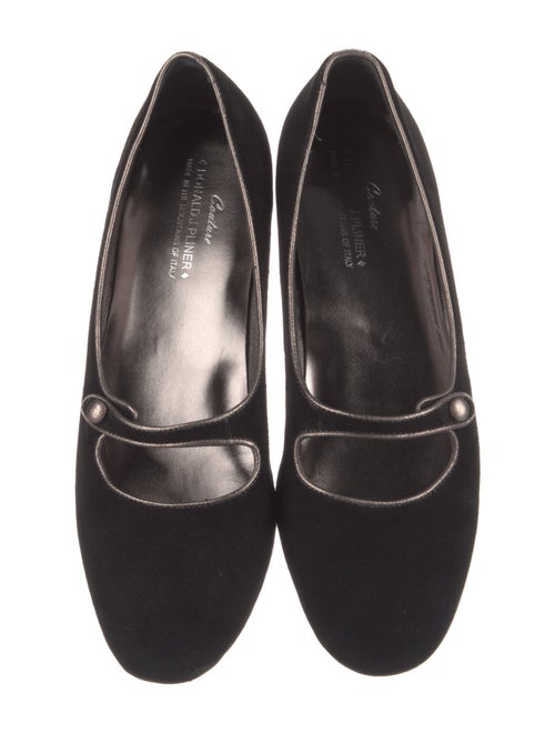 Donald Pliner Suede Mary Jane Flats