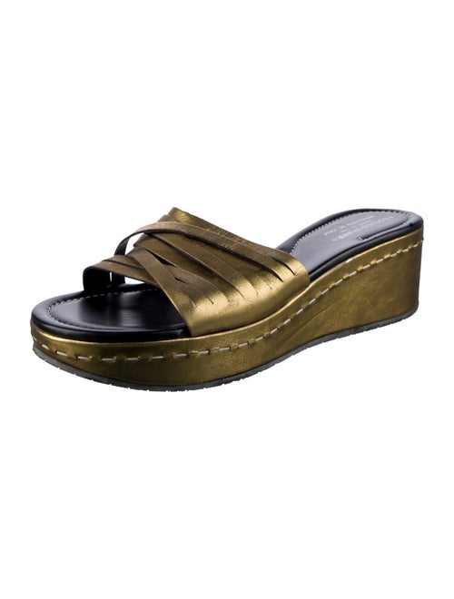 Donald Pliner Leather Slides