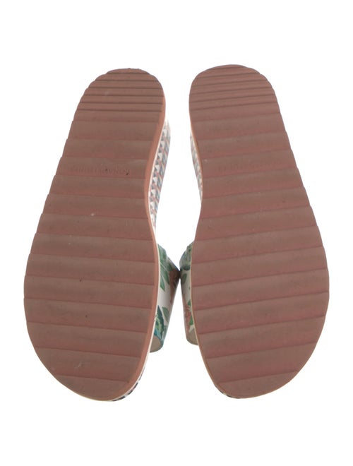 Donald Pliner Leather Printed Slides