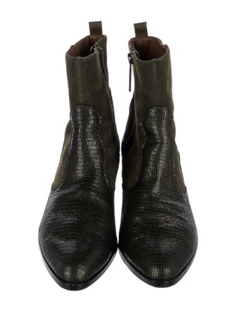 Donald Pliner Suede Western Boots