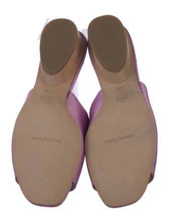 Donald Pliner Satin Slides