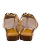 Donald Pliner Embossed Leather Flip Flops