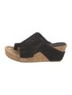 Donald Pliner Suede Slides