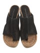 Donald Pliner Suede Slides