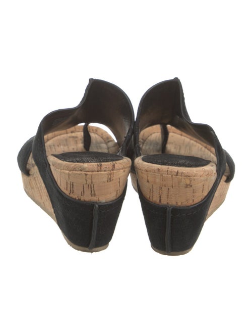 Donald Pliner Suede Slides
