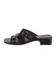 Donald Pliner Leather Slides