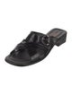 Donald Pliner Leather Slides