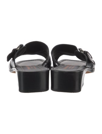 Donald Pliner Leather Slides