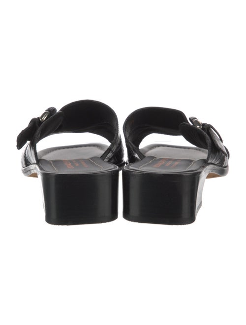 Donald Pliner Leather Slides