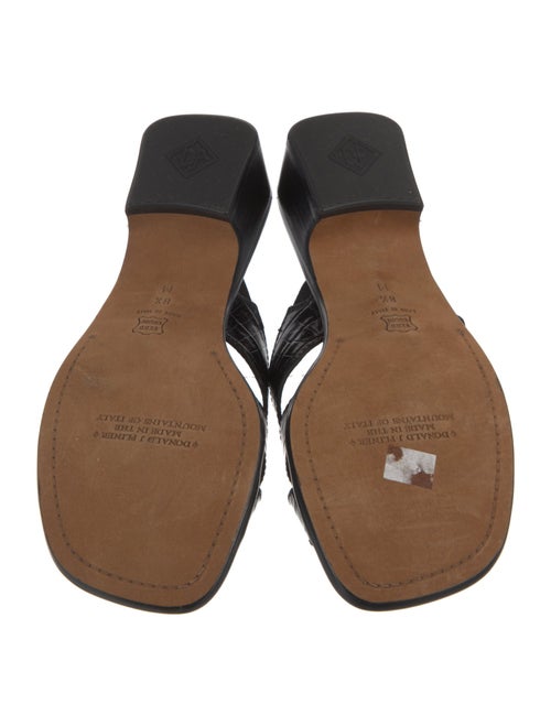 Donald Pliner Leather Slides