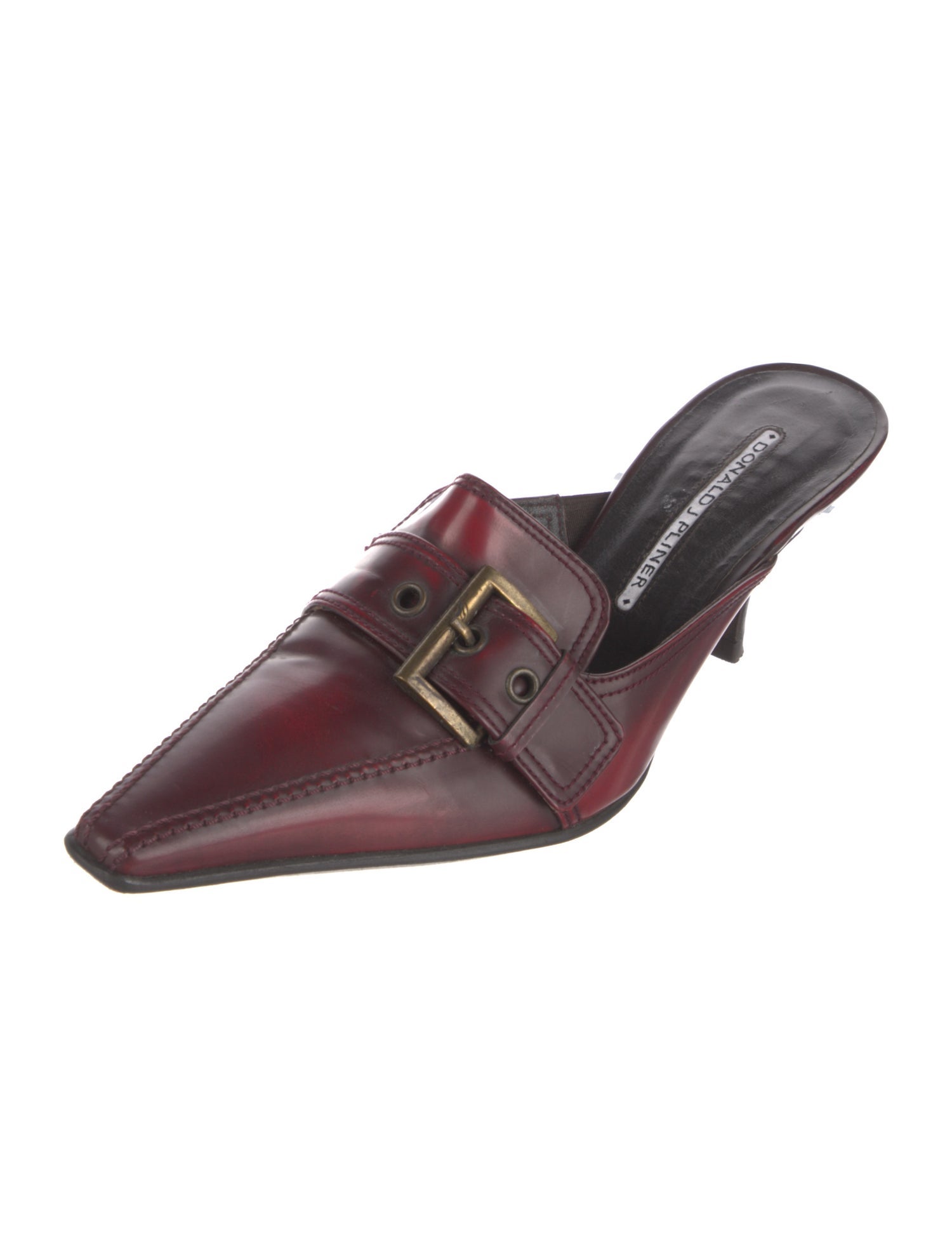 Donald Pliner Leather Mules
