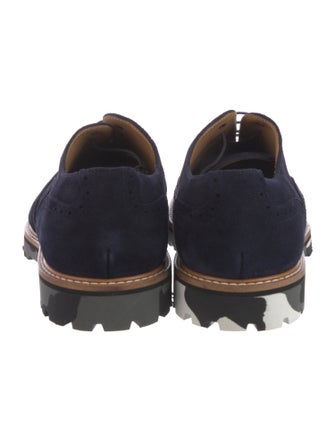 Donald Pliner Suede Lasercut Accents Oxfords