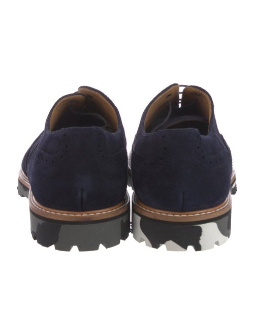 Donald Pliner Suede Lasercut Accents Oxfords