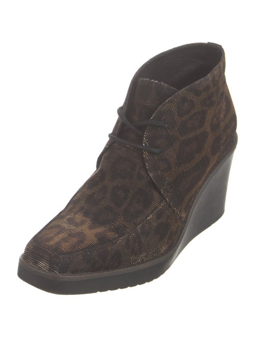 Donald Pliner Canvas Lace-Up Boots