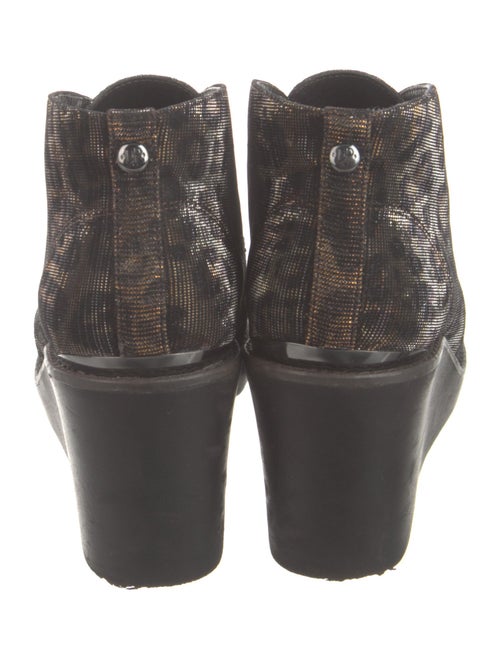 Donald Pliner Canvas Lace-Up Boots