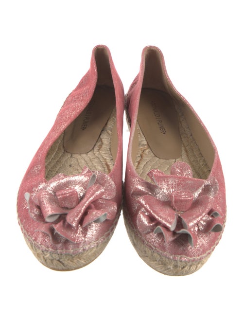 Donald Pliner Ruffle Embellishment Espadrilles