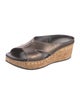 Donald Pliner Leather Slides