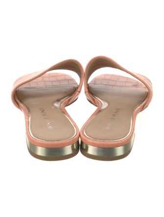 Donald Pliner Leather Slides