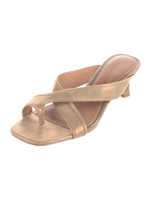 Donald Pliner Leather Slides