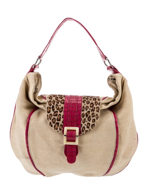 Donald Pliner Canvas Hobo