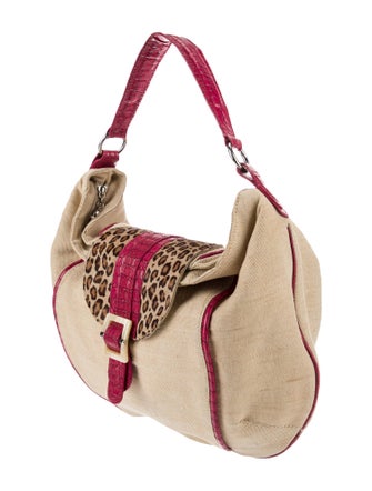 Donald Pliner Canvas Hobo