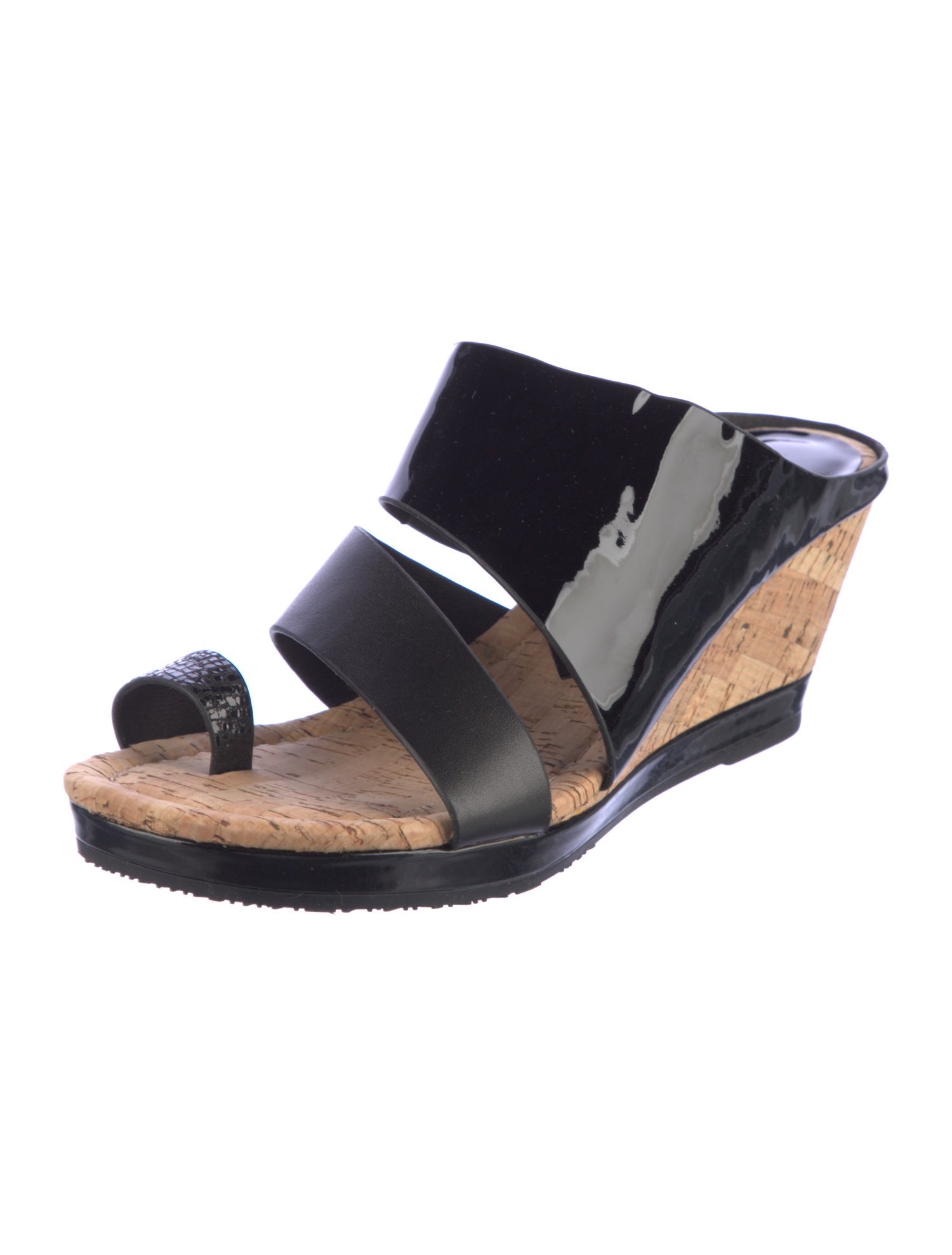 Donald Pliner Leather Slides