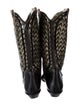 Donald Pliner Leather Printed Rain Boots