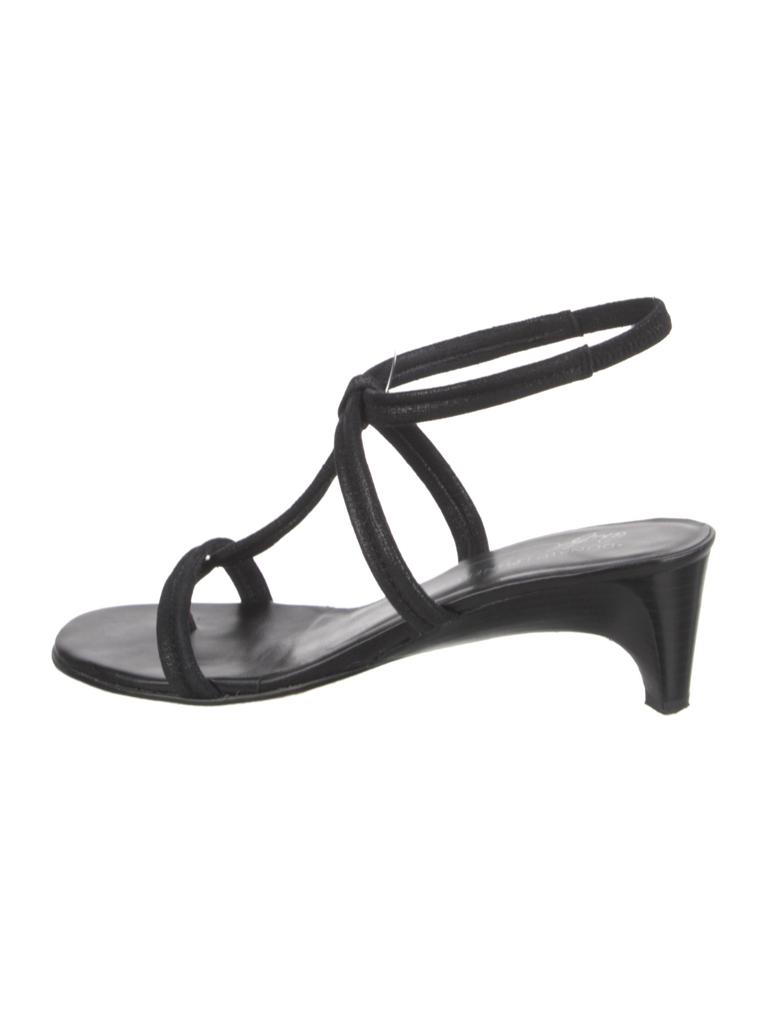 Donald Pliner Leather T-Strap Sandals