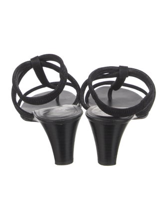 Donald Pliner Leather T-Strap Sandals