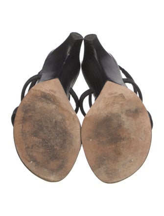 Donald Pliner Leather T-Strap Sandals