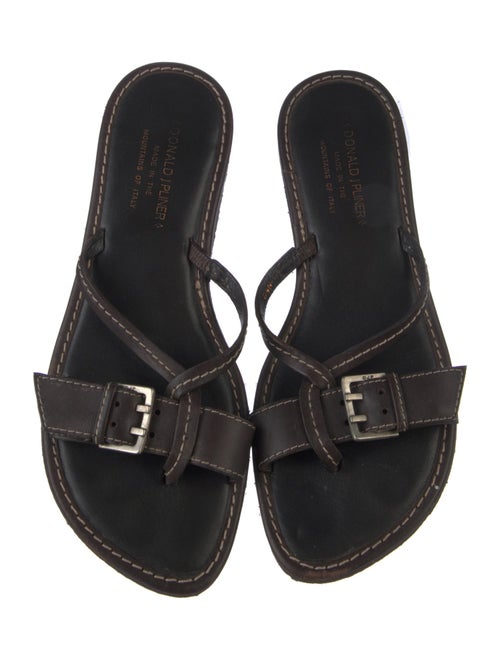 Donald Pliner Leather Slides