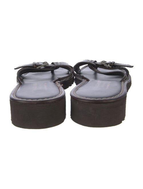 Donald Pliner Leather Slides