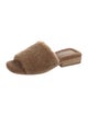 Donald Pliner Faux Fur Slides