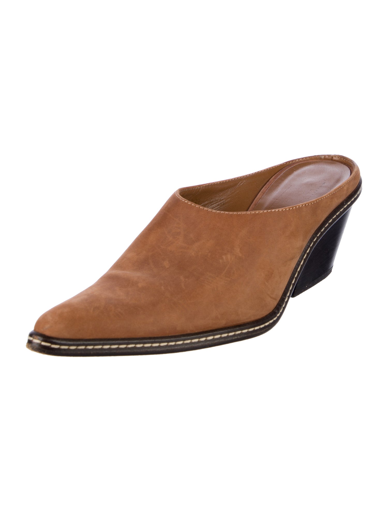 Donald Pliner Leather Mules