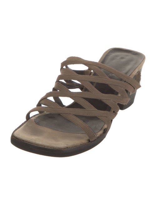 Donald Pliner Suede Slides