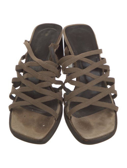 Donald Pliner Suede Slides