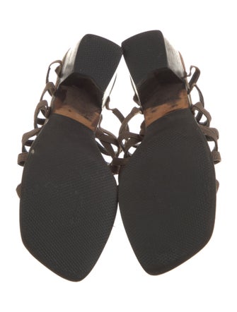 Donald Pliner Suede Slides