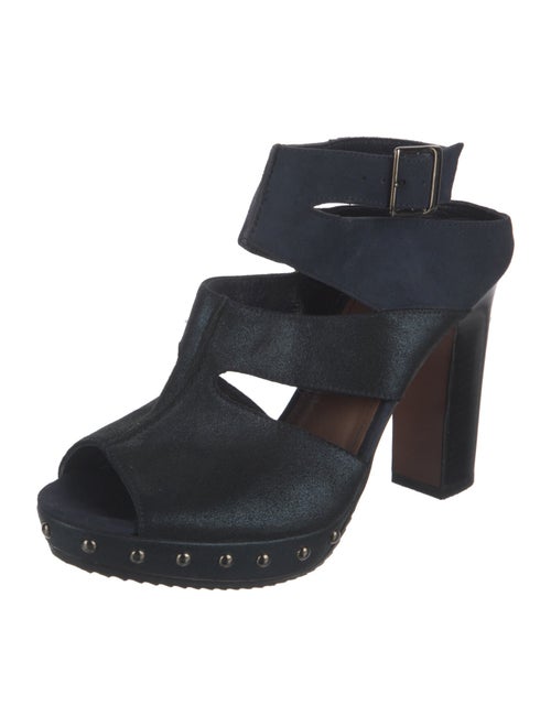 Donald Pliner Suede Mules