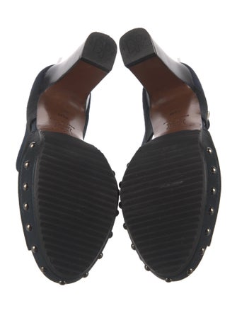 Donald Pliner Suede Mules