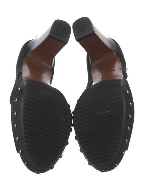 Donald Pliner Suede Mules