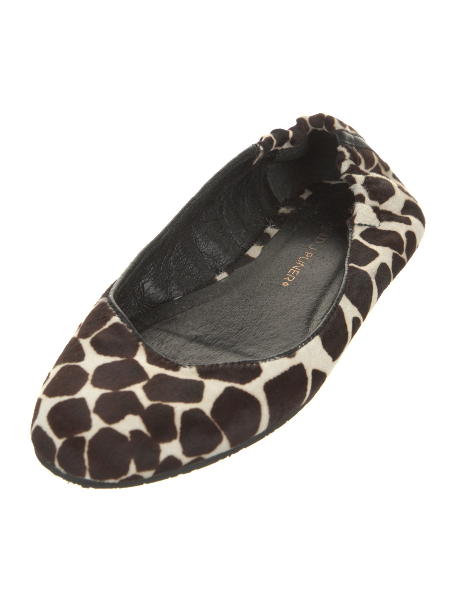 Donald Pliner Ponyhair Animal Print Ballet Flats