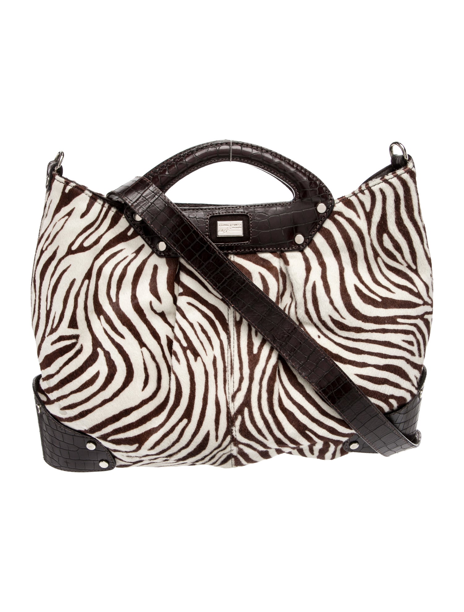 Donald Pliner Ponyhair Top Handle Bag