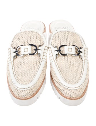 Donald Pliner Raffia Mules
