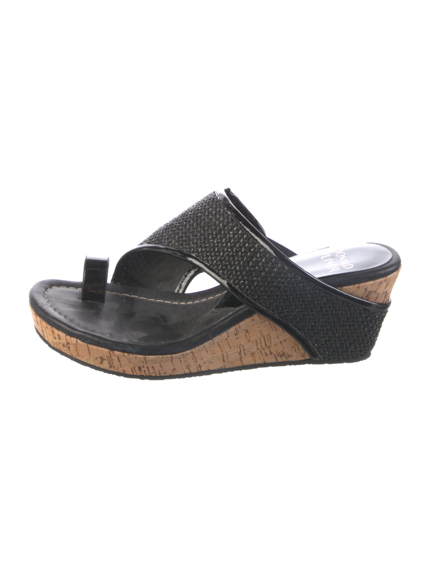 Donald Pliner Raffia Slides