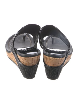 Donald Pliner Raffia Slides