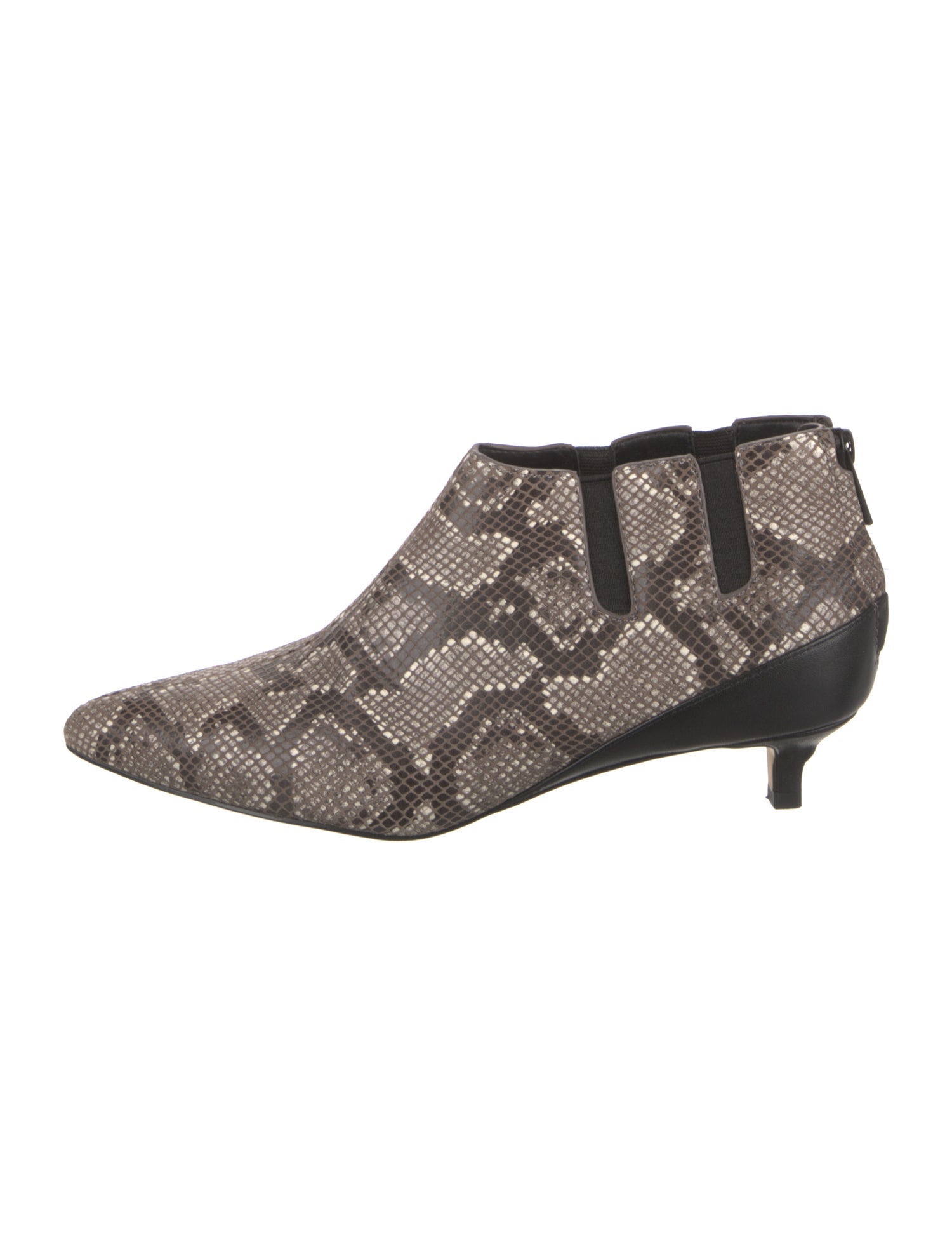 Donald Pliner Embossed Leather Animal Print Boots